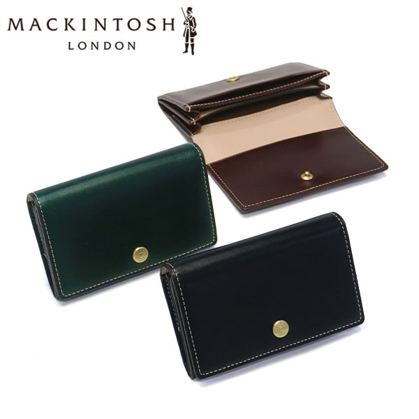 名刺入れ メンズ レディース 革 ブランド MACKINTOSH LONDON カードケース 本革 男性 女性 軽量 軽い 小さめ コンパクト HERITAGE 名刺入 WMKL6060023