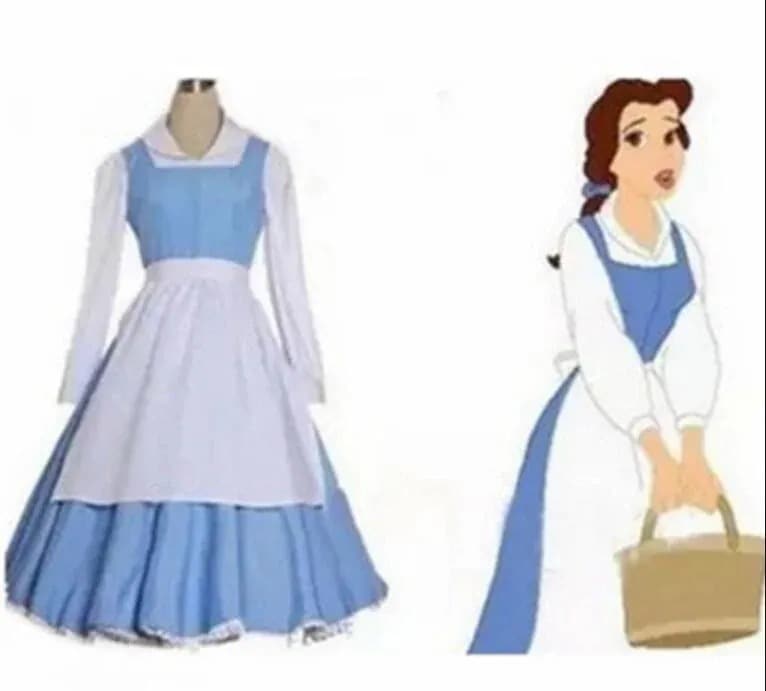 美女と野獣 ベル コスプレ衣装 コスチューム ワンピース ハロウィン仮装期間限定30％