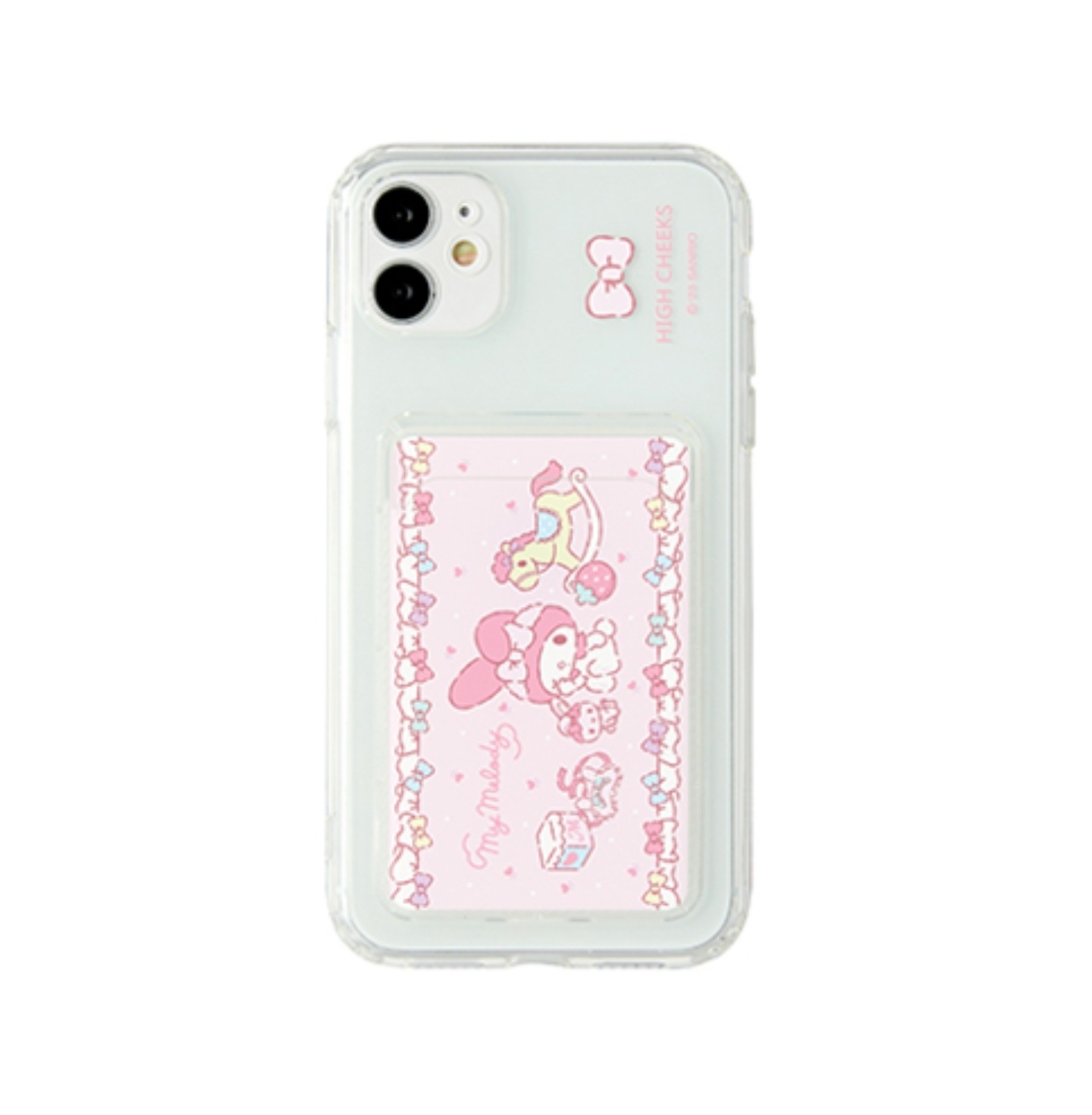 HIGH CHEEKS My Melody Jelly Card iPhone ケース