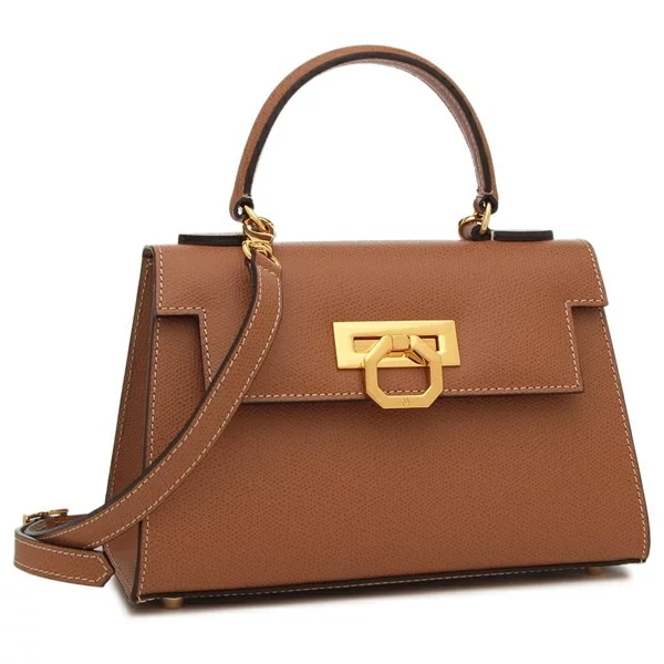 ショルダーバッグ ハンドバッグ グレタ ブラウン レディース 245V2