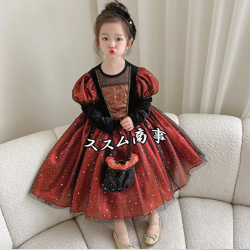 【迅速な出荷】サンタクロース サンタ服 女子 キッズ サンタコスプレ クリスマス衣装 ワンピース 帽子 コスチューム 仮装 演出服 パーティー プレゼント 子供 ge3193