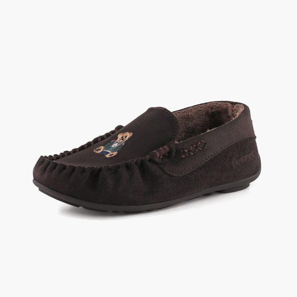 DOLLIE BEAR キッズ モカシン (チョコ)