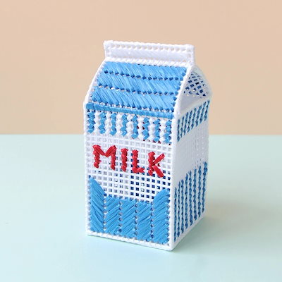 牛乳パックの貯金箱 エコクラフト 手作りキット 手...のサムネイル