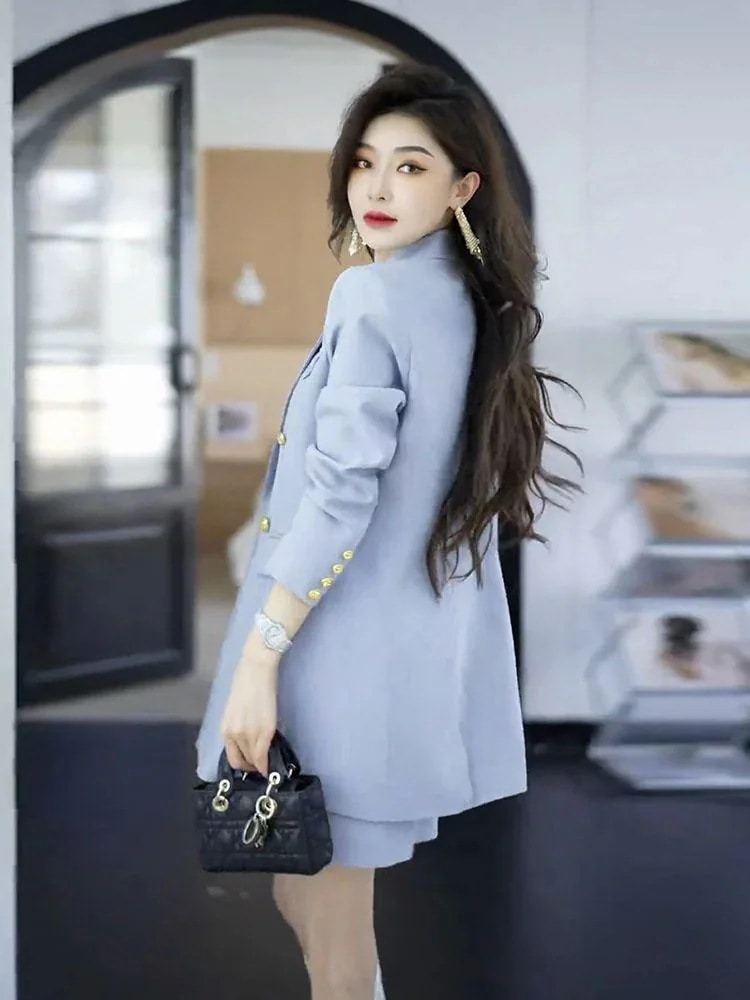 スーツ2024作スーツスカートトップスコート2着＋キャミソールスカート30%までに制限