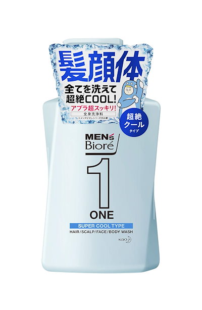 激安！花王 メンズビオレ オールインワン ONE ボディソープ 超絶クール Amazon | メンズビオレ ONE オールインワン全身洗浄料 超絶