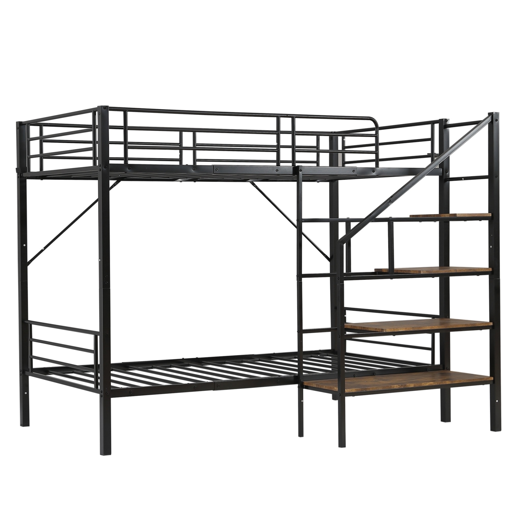 国内発送！ロフトベッド シングルベッド パイプ 耐震 頑丈フレーム 大人ベッド 社員寮 学生寮 耐荷重150kg