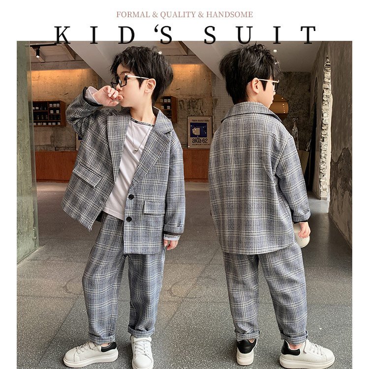 大人気！ パンツスーツ セットアップ 男の子 入学式 卒業式 チェック チェック柄 子供服 キッズ 発表会 ス フォーマルセット ドレス