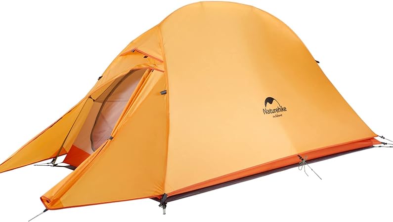 1人用 アウトドア 二重層 超軽量 3シーズン 防風防水 PU4000 キャンピング プロフェッショナルテント（専用グランドシート付）