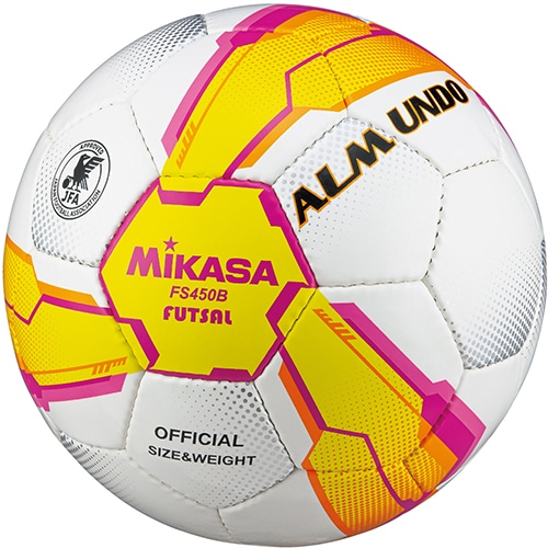 ミカサ MIKASA フットサルALMUNDO 検定球4号 手縫い フットサル ボール FS450B-YP FS450BYPFQP