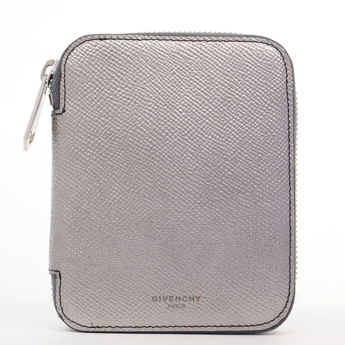 【新品同様】ジバンシィ ラウンドファスナー財布 シルバー金具 BK606SK134 713 レディース【二つ折り財布】 24,800円