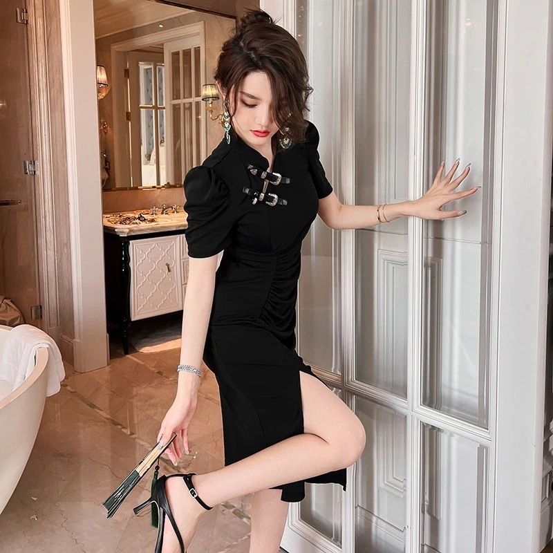 夏 チャイナドレス 着やせ ドレス パーティー キャバ 着痩せ 大人 お呼ばれ 同窓会 披露宴 卒業式 結婚式 ウェディング 二次会 成人式30%までに制限