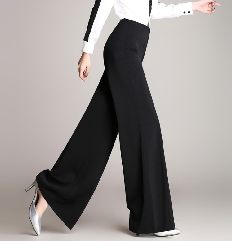 ワイドレッグパンツ ハイウエストボトムス エレガントカジュアル カジュアルパンツ ボトムス パンツ ズボン ワイドパンツ ガウチョパンツ 膝下 ミモレ ミモレ丈 ロング ロング丈 スリム ワイド