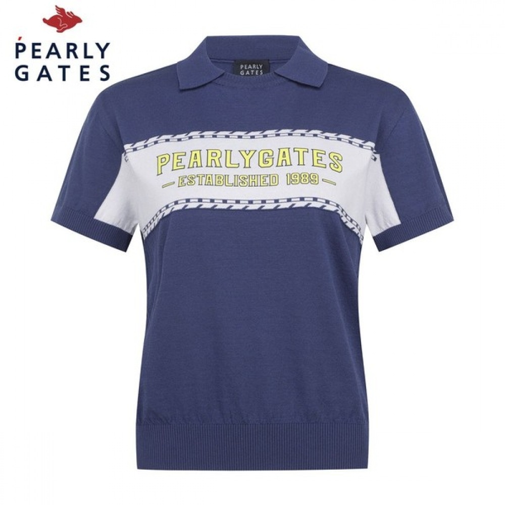 (Paris Gates) レディースロゴカラーブロックカラー半袖ニット 28,947円