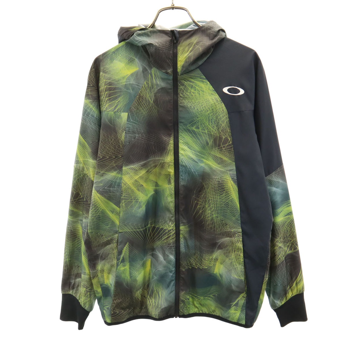 総柄 ウインドブレーカー M マルチ ジャケット メンズ 古着