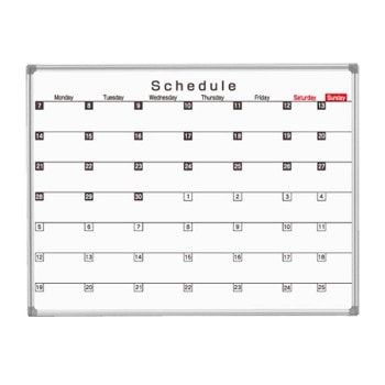 馬印 AXシリーズ 壁掛 スケジュール ホーローホワイトボード W1210xH920 AX34SN