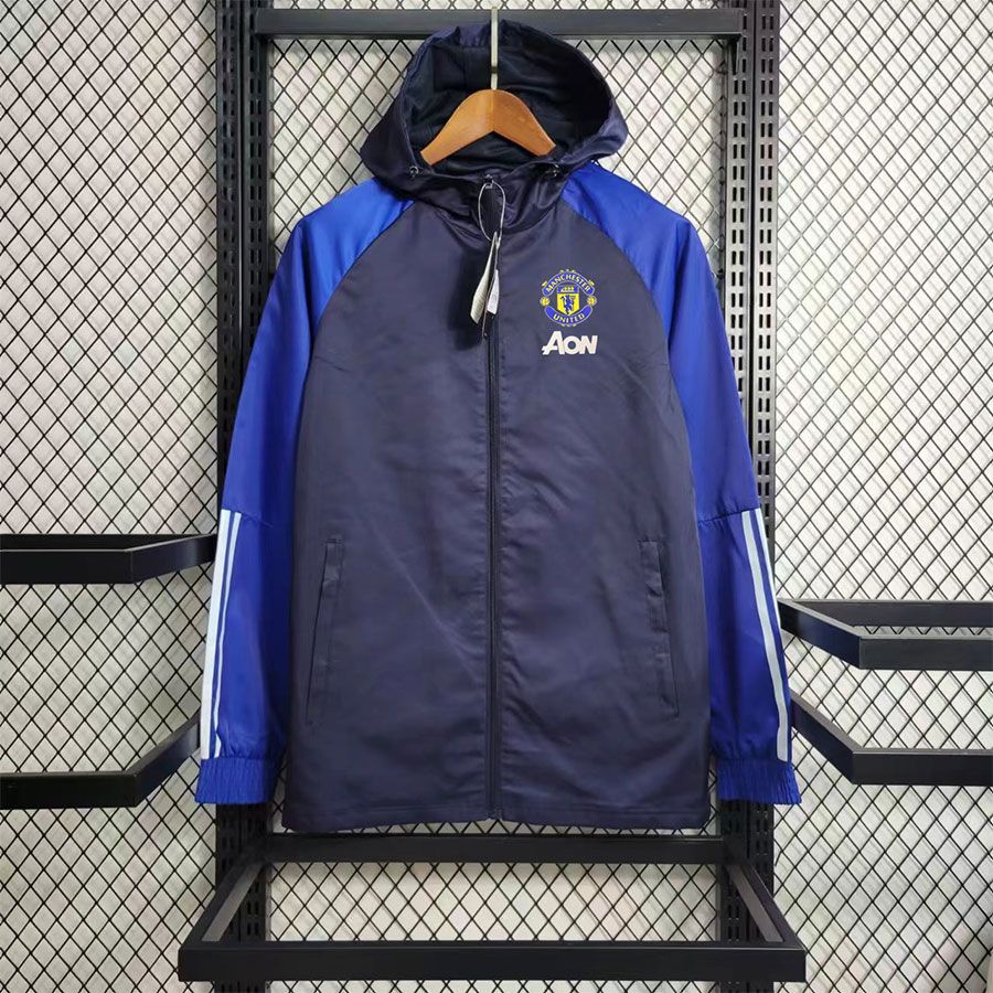 2324 マンチェスターユナイテッド トレーニングユニフォーム見た目ユニフォームメンズ 長袖ジャケットウインドブレーカーサッカーユニフォーム秋冬スポーツ試合前ユニフォーム 4,586円