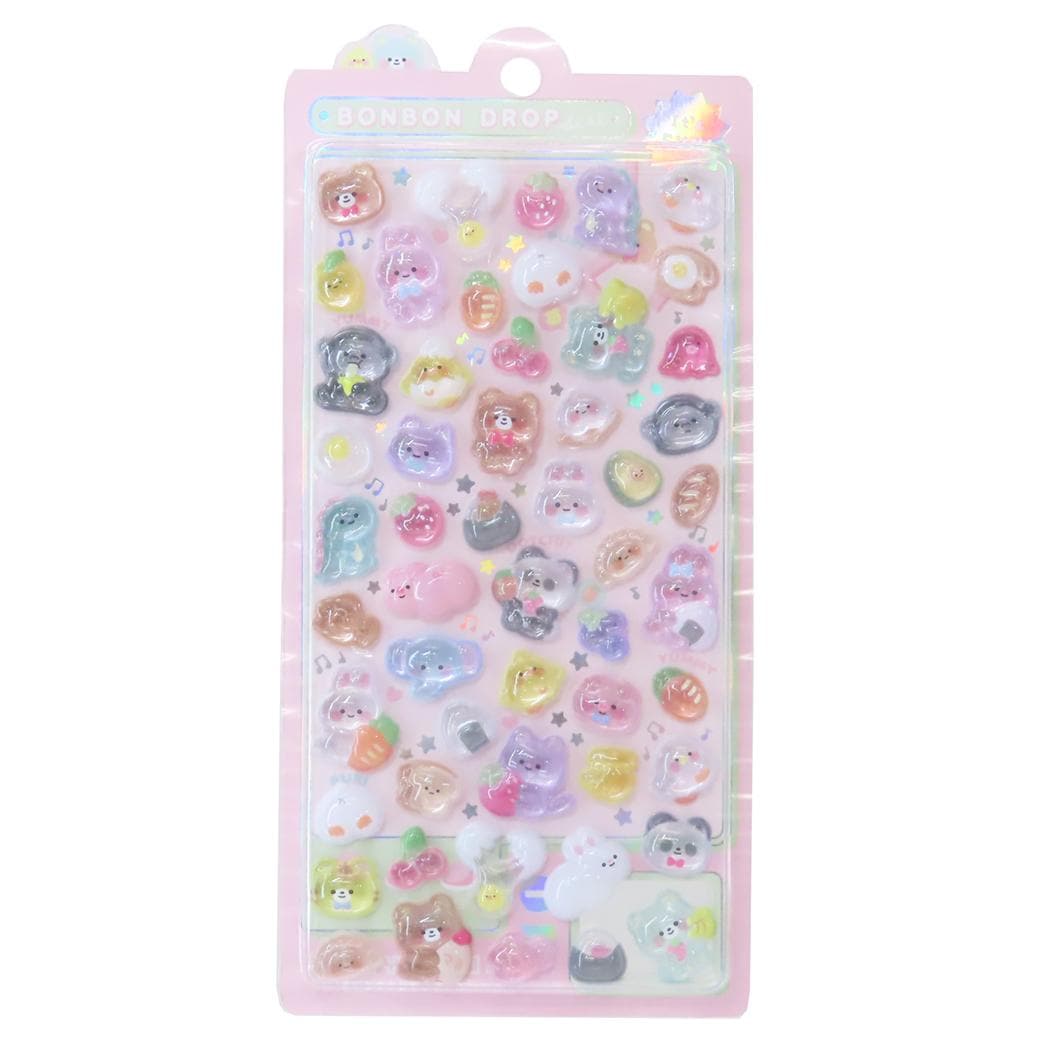 新品未開封 韓国 メタモン バブルステッカー ボンボンドロップシール