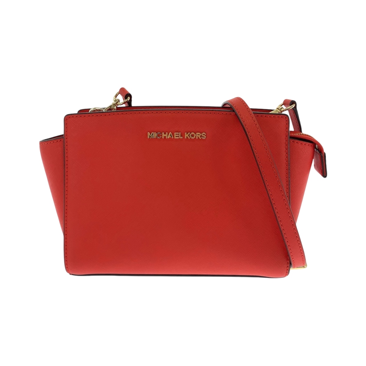 超美品 ロゴ レッド ゴールド金具 PVC 30T3GLMM2L ショルダーバッグ 斜め掛け レディース 502751 5,896円