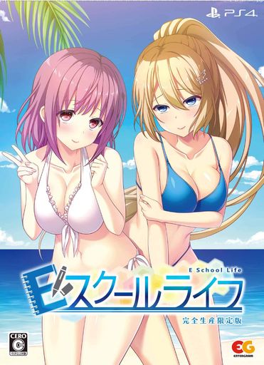 Eスクールライフ 完全生産限定版 - PS4 (【特典】描き下ろしB2タペストリー花園瑛美SDアクリルキーホルダー複製イラスト色紙主題歌CD & 【AMAZON.CO.JP限定特典】ポストカード3種セ