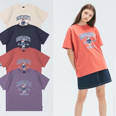 MASCOT BONNIE T-SHIRTS (5color) (トレンドライクな大人女子コーデ) 4,000円