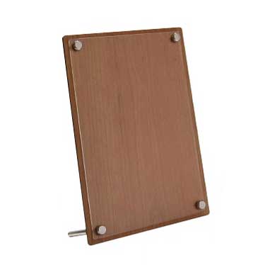 （まとめ買い）コレクト サインフレーム スタンド式 タテ/ヨコ兼用 チェリー B-166S-BE [x3]