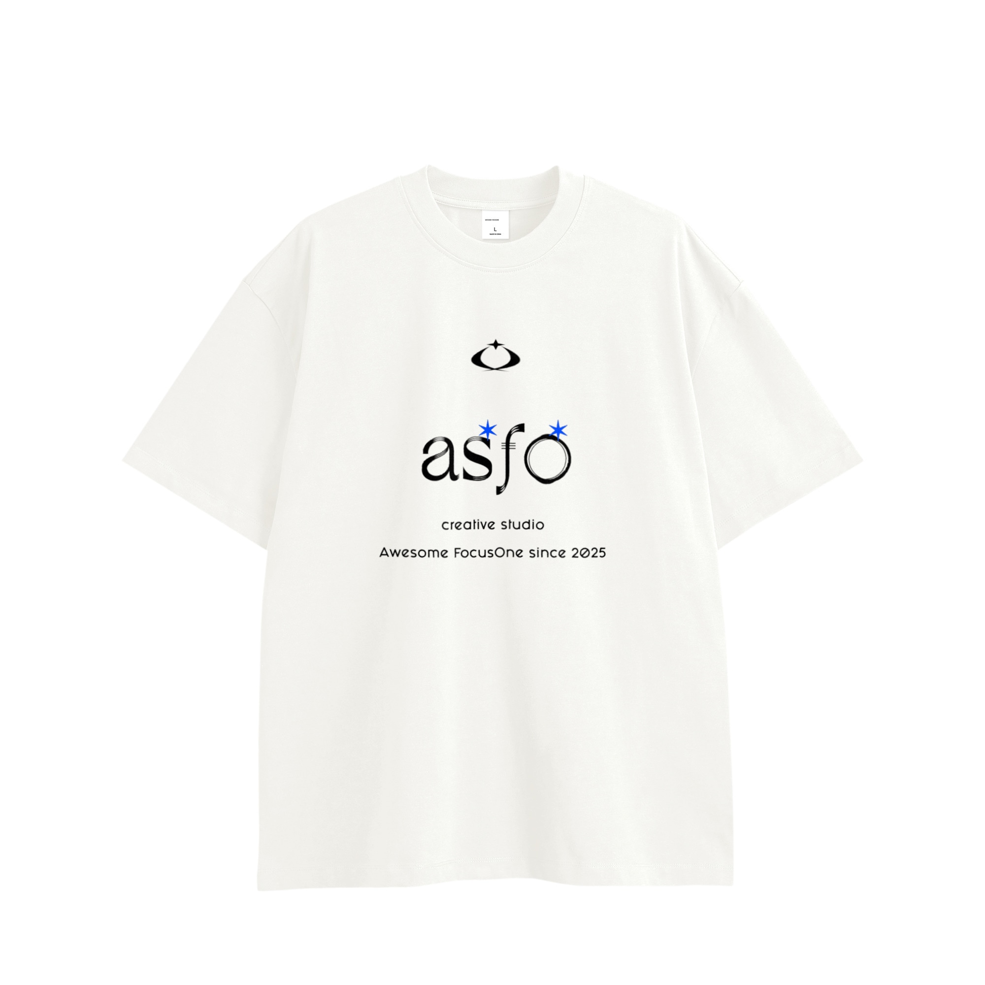 コットンオーバーサイズTシャツ（asfo）Mサイズ
