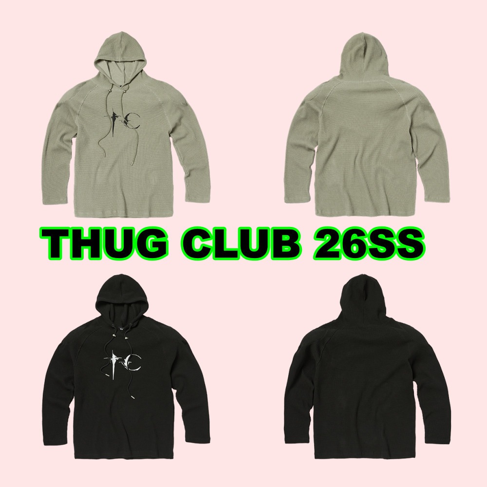 【Thug Club】26SS BULK SHOULDER WAFFLE LONG SLEEVE