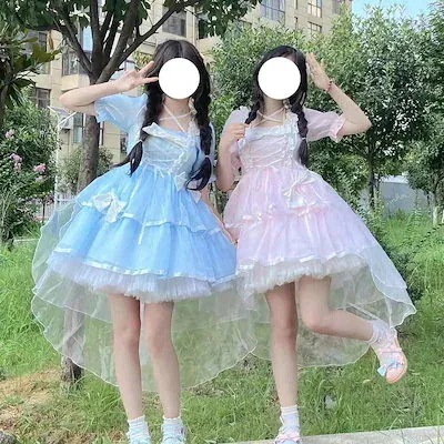 ロリータワンピースPプリンセスワンピースキュートで甘いパーティードレスパーティードレス少女ロリータ洋装 ドレス