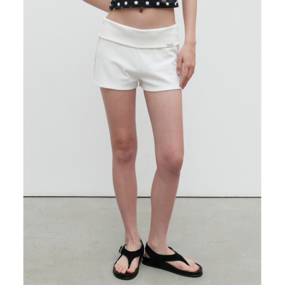 ROCKCAKE Banding Track Shorts White RC25PT12400WH