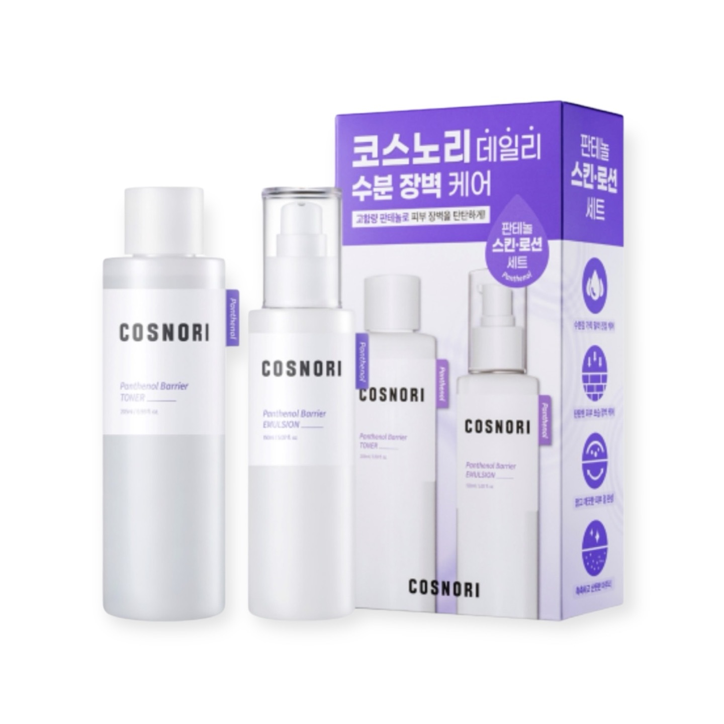 [2点セット] パンテノール バリア トナー 205ml X エマルジョン 150ml