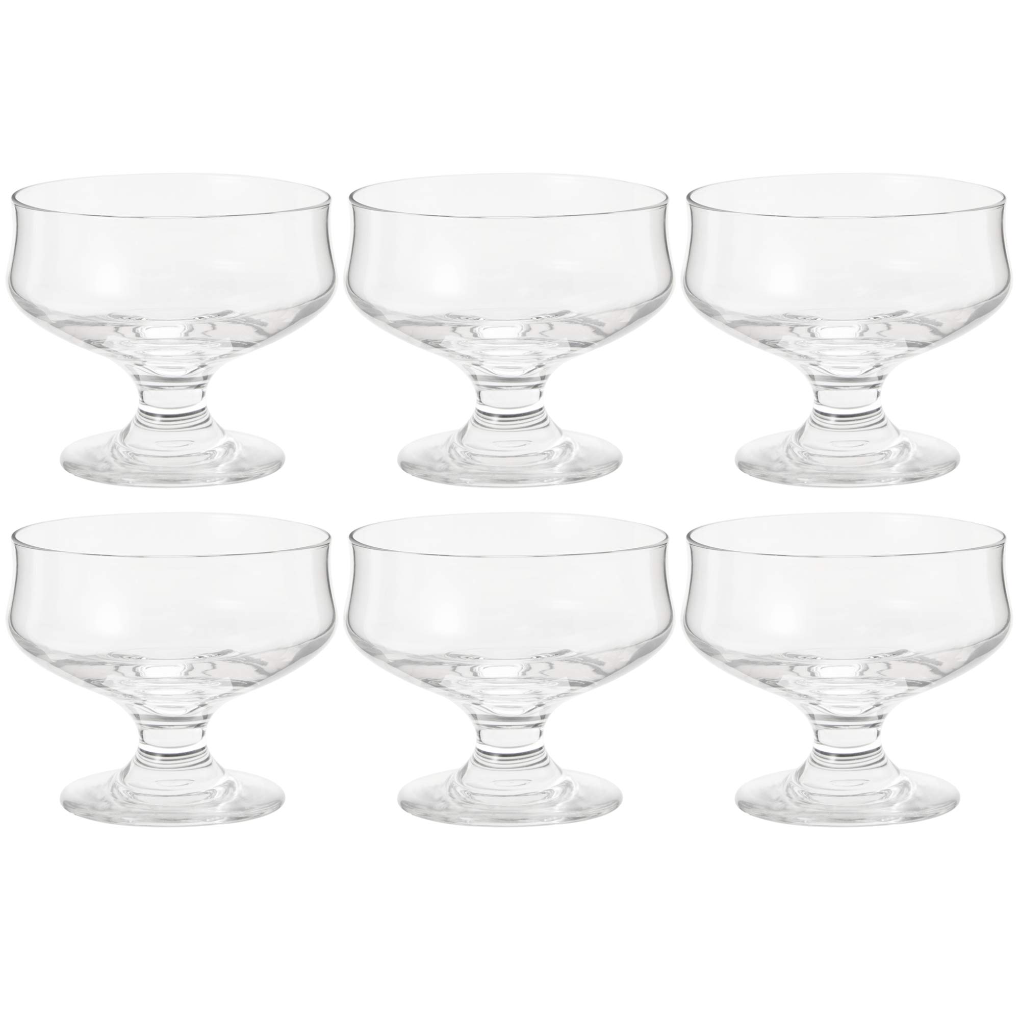 東洋佐々木ガラス パフェグラス おうち喫茶 アロマ プリン 285ml 6個セット 日本製 食洗機対応 デザートグラス 足付き 35003HS-JAN-P