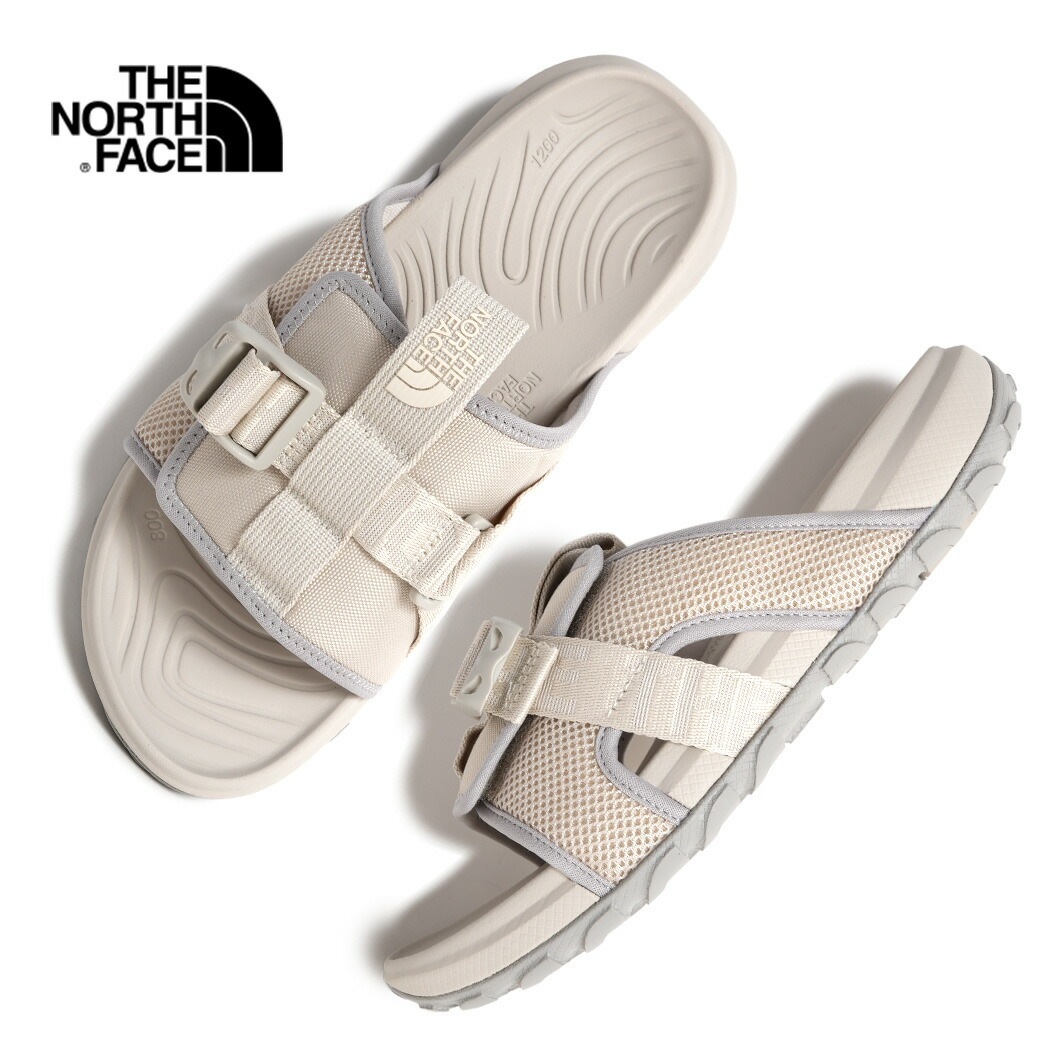 THE NORTH FACE ザ ノースフェイス EXPLORE CAMP SLIDE エクスプローラー キャンプ スライド サンダル CALACATTA SOAPSTONE ( ベージュ メンズ ア