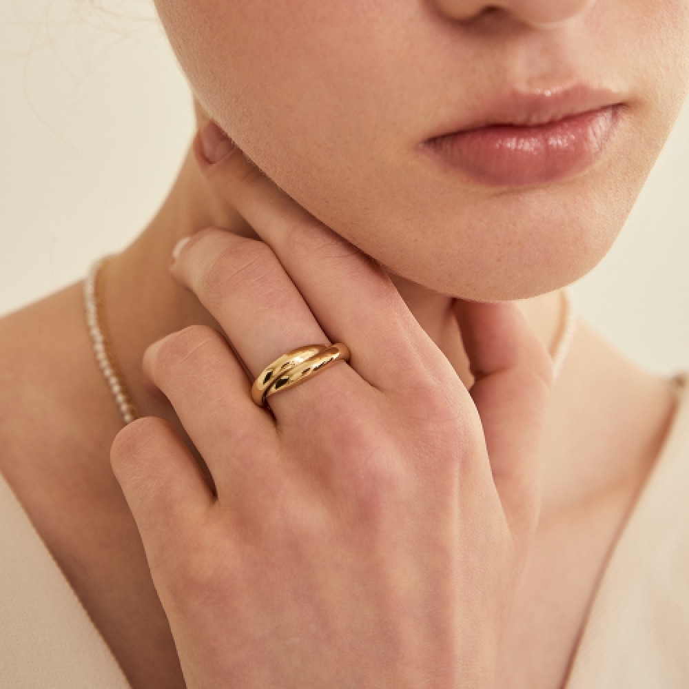 ルネシルバー 925 ツイストグラムリング #LSR35