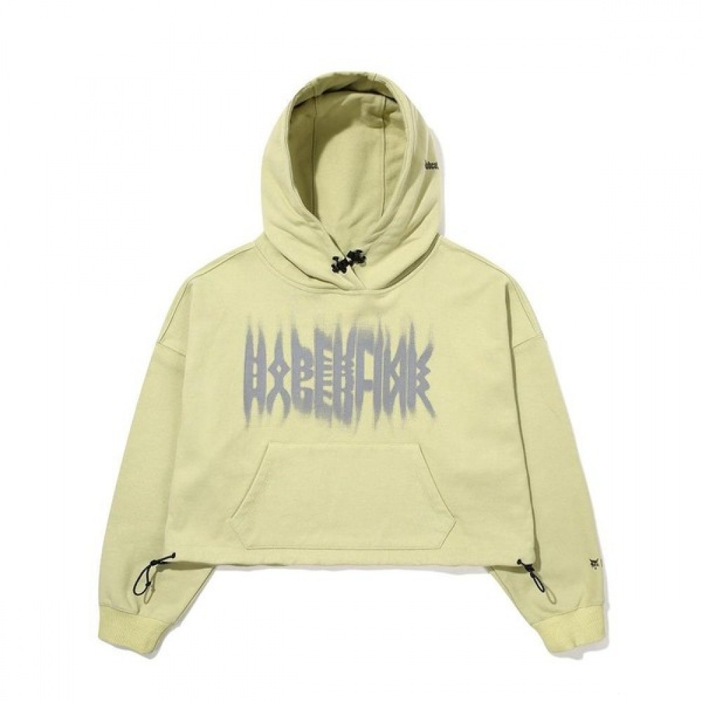 [ボブキャット] WMS ハイパーリンククロップパーカー-アボカド