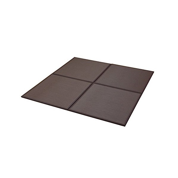 1110460060205 水拭きできる ポリプロピレン 置き畳 ユニット畳 スカッシュ ブラウン 82×82×1.7cm 6枚1セット 軽量タイプ メーカー直送 20,054円