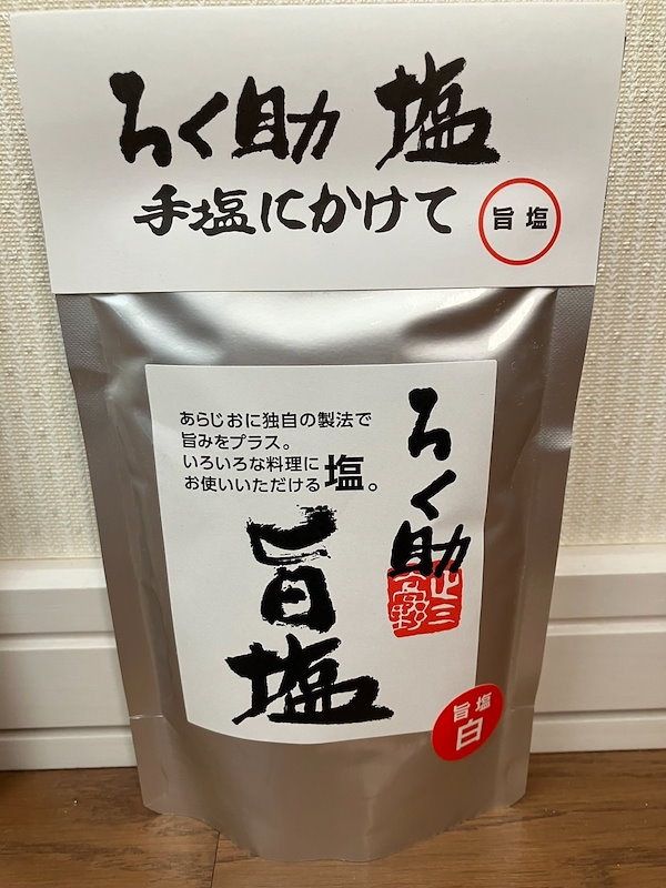 Qoo10] ろく助 塩 旨塩150g 顆粒タイプ 調味料 ろ