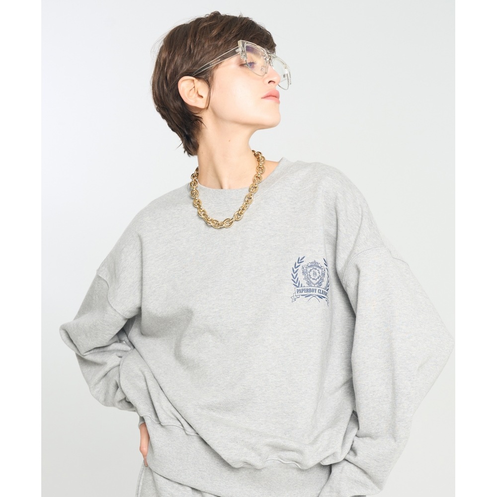 PAPERBOYロイヤルスウェットシャツ - メランジ
