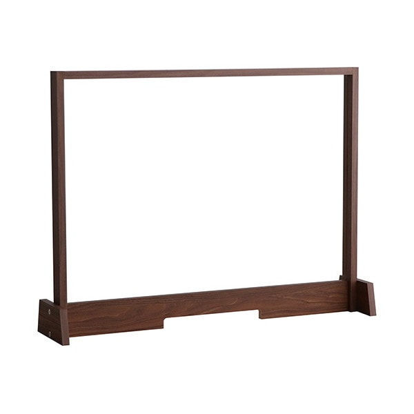 東馬 飛沫ガード間仕切り ブラウン 900タイプ 54673320 メーカー直送