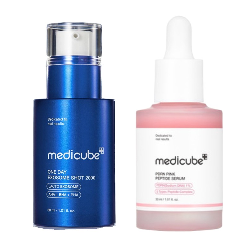 ゼロワンデーエクソソームショット毛穴アンプル2000 30ml+サーモンPDRN ピンクアンプル30ml