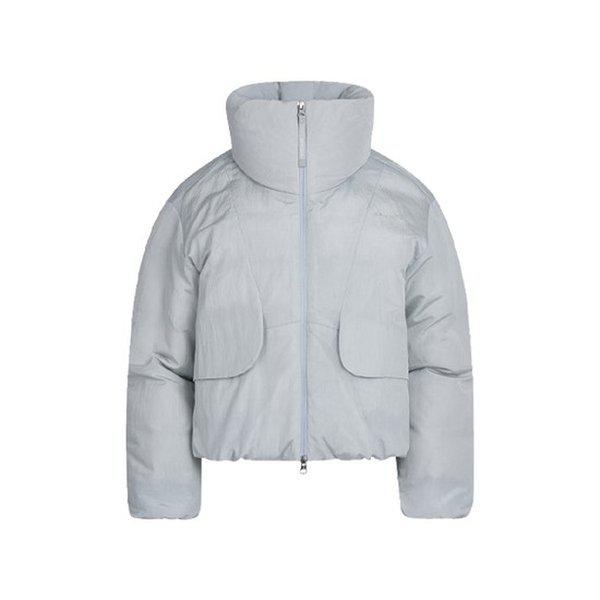 女性カーブミッドダウンジャケットFM1SPJWCNDJ351W-LGR