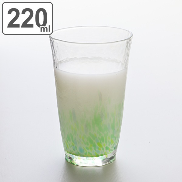 『1年保証』 タンブラー グラス 220ml 水の彩 森の彩 クリスタルガラス ファインクリスタル ガラス コップ グラス