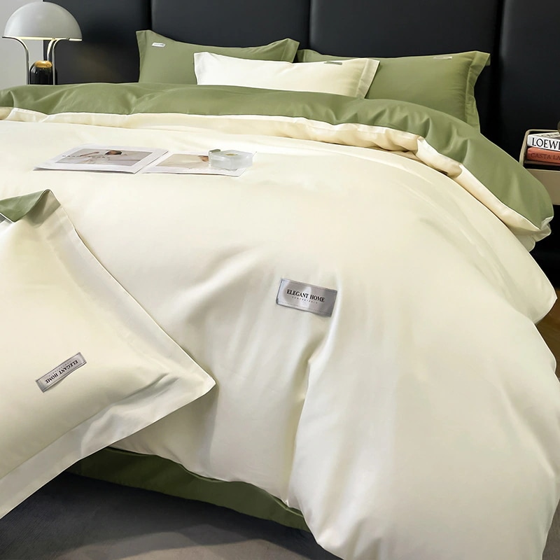 新疆長綿春秋綿シーツカバー寝具ベッド帽子綿4点セット