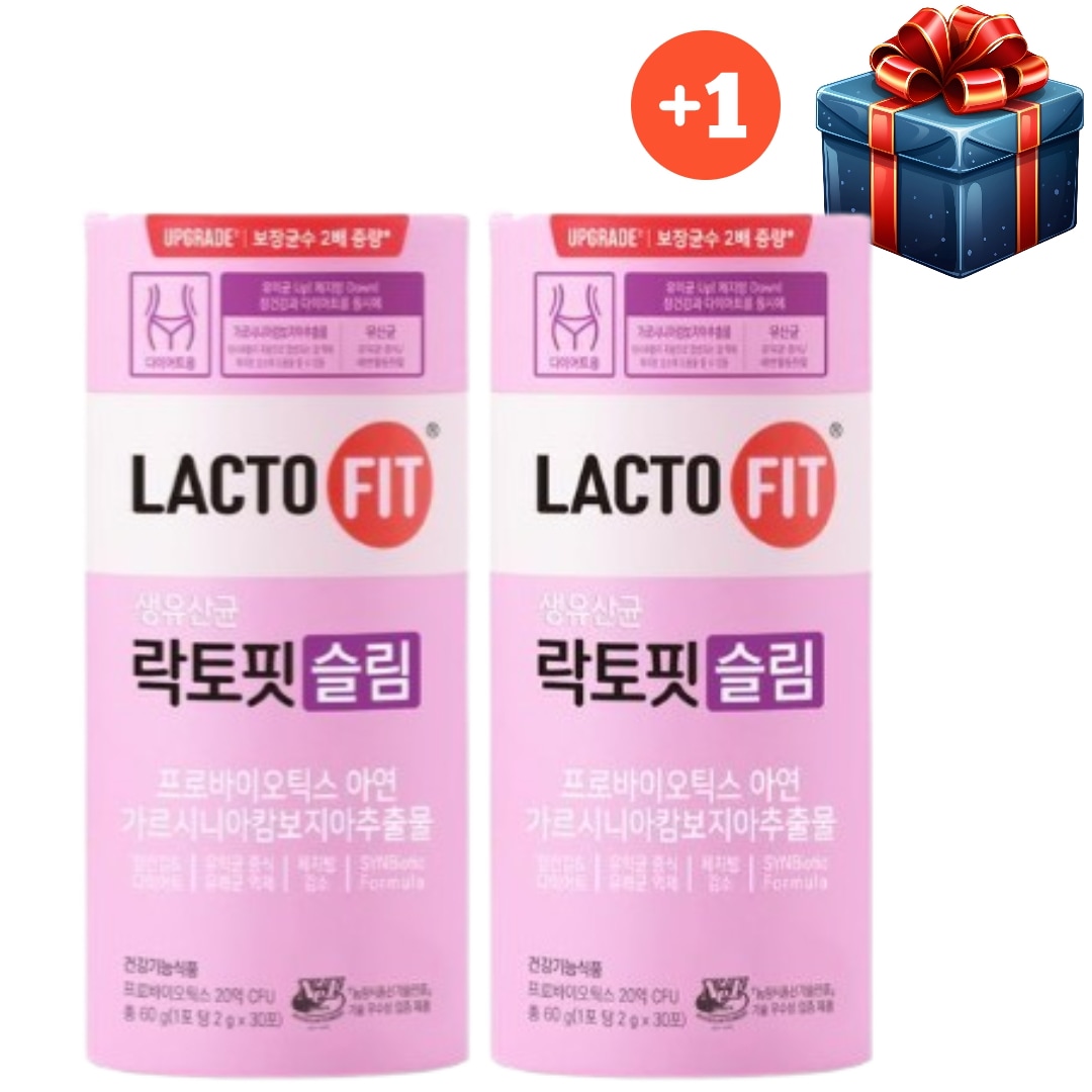 [ダイエット乳酸菌 大容量 1+1]LACTOFIT スリム 2g*60包+60包 計120包 2ヶ月分 韓国 健康 食品 韓国 人気 腸 健康消化 免疫力 体脂肪減少 排便活動