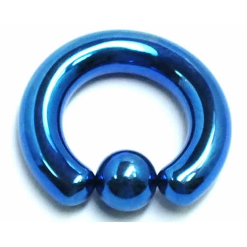 ニッケルフリー 2G ボディピアス ブルー チタン CBR キャプティブビーズリング 2ゲージ 青色 発色 定番 耳 軟骨 ヘリックス コンク 男性 女性 プレゼント blr2gxxxxxxxx