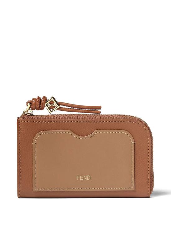 FENDI Women Business Card Wallet 8M0558 B140 F1URW SAND SELLIER