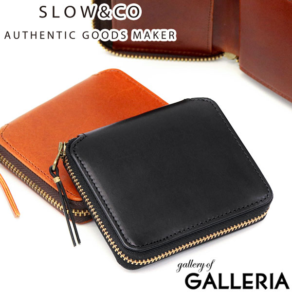 スロウ 財布 SLOW 二つ折り財布 box型小銭入れ herbie ハービー mini round wallet ラウンドミニウォレット ラウンドファスナー メンズ レディース 本革 SO737I 16,632円