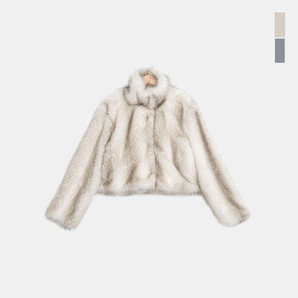 女性用冬アウター ファージャケット ボタン シアリング フェイクファージャケット SPPA002