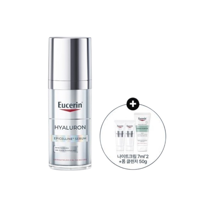 [NEW] ハイアルロン エピセリン セラム 30ml(+ナイトクリーム 7ml*2+フォームクレンジャー 50g)