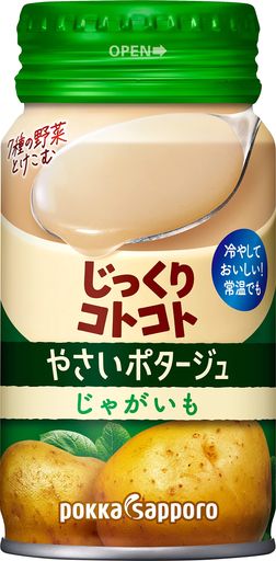 ポッカサッポロ じっくりコトコトやさいポタージュじゃがいも 170G × 30本