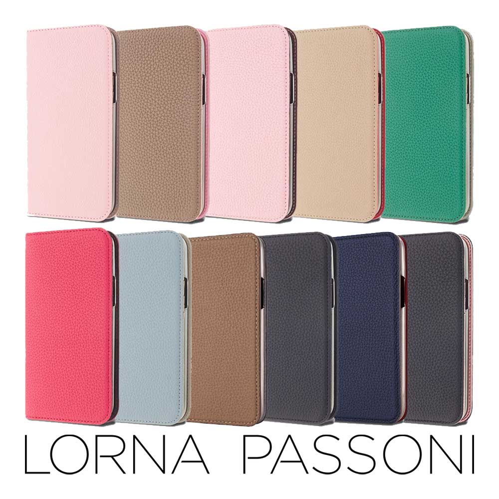 LORNA PASSONI - German Shrunken Calf Folio Case for iPhone 12 mini